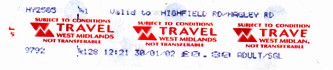 A modern ticket.